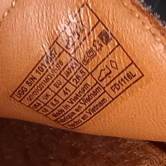 UGG DANES ESPADRILLES WEDGE Slides Tan FRINGE SUEDE -US 10 -lighlty Worn - Picture 6 of 10